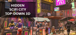 Hidden SciFi City Top-Down 3D header banner