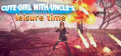Cute girl with uncle's leisure time header banner