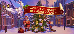Solitaire Christmas. Match 2 Cards header banner