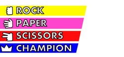 Rock Paper Scissors Champion header banner