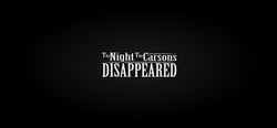 The Night The Carsons Disappeared header banner