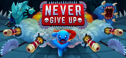 Never Give Up header banner