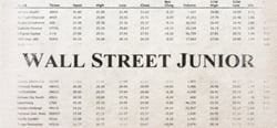 Wall Street Junior header banner
