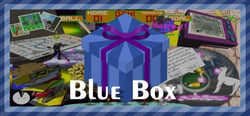 The Blue Box header banner