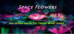 Space Flowers header banner