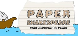 Paper Shakespeare: Stick Merchant of Venice header banner