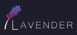 Lavender header banner