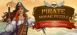Pirate Mosaic Puzzle. Caribbean Treasures header banner