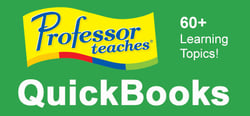 Professor Teaches QuickBooks 2019 header banner