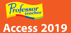 Professor Teaches Access 2019 header banner