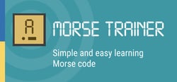 MOR...E TRAINER (Learning Morse Code) header banner