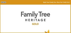 Family Tree Heritage Gold header banner