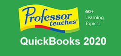 Professor Teaches QuickBooks 2020 header banner