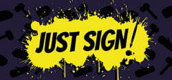 Just Sign! header banner
