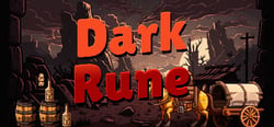 Dark rune header banner