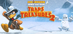 Moorhuhn Jump and Run 'Traps and Treasures 2' header banner