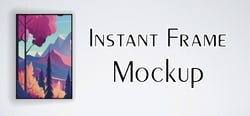 Instant Frame Mockup header banner