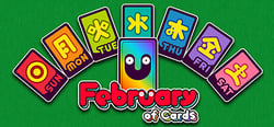 February of Cards header banner