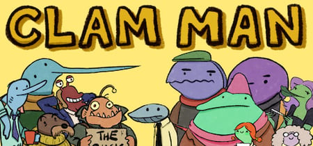 Clam Man banner