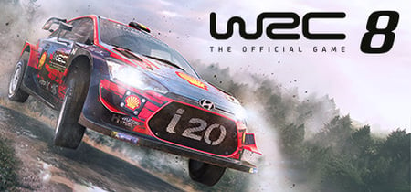 WRC 8 FIA World Rally Championship banner