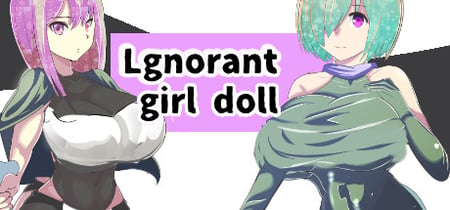 Lgnorant girl doll banner