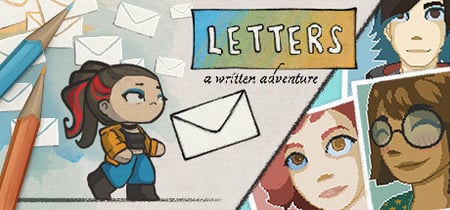 Letters - a written adventure banner
