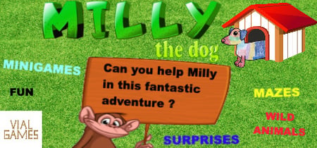 Milly the dog banner