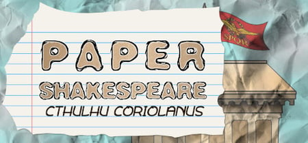 Paper Shakespeare: Cthulhu Coriolanus banner