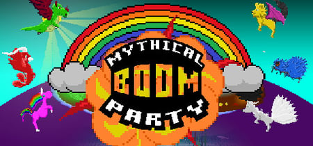Mythical BOOM Party banner