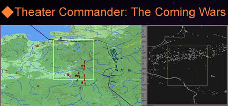 Theater Commander: The Coming Wars, Modern War Game banner