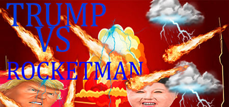 Trump Vs Rocketman banner