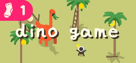 dino game banner