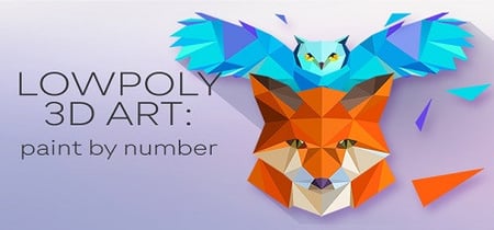 LowPoly 3D Art Paint by Number banner