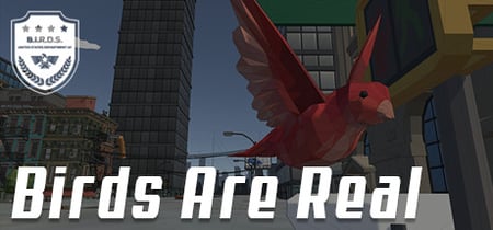 Birds Are Real banner