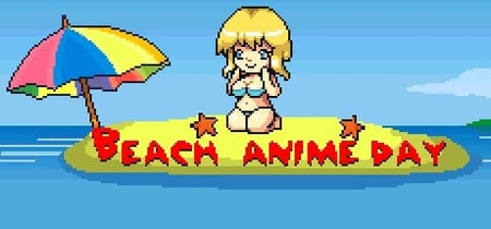 Beach anime day banner