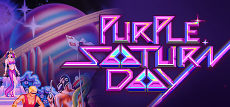 Purple Saturn Day banner