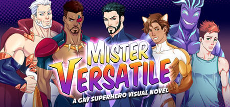 Mister Versatile: A Gay Superhero Visual Novel banner