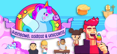 Rainbows, toilets & unicorns! banner