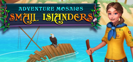 Adventure mosaics. Small Islanders banner