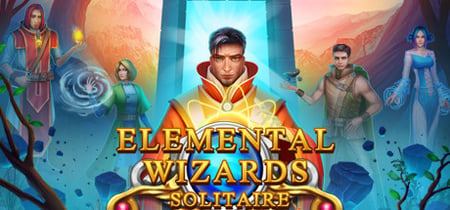 Solitaire. Elemental Wizards banner