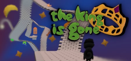 The king is gone banner