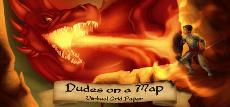 Dudes on a Map: Virtual Grid Paper banner
