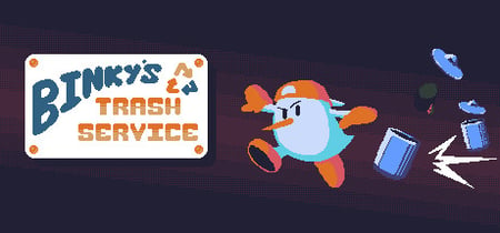 Binky's Trash Service banner