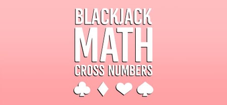 BlackJack Math Cross Numbers banner
