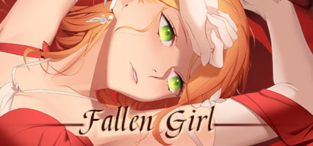 Fallen girl - Black rose and the fire of desire banner