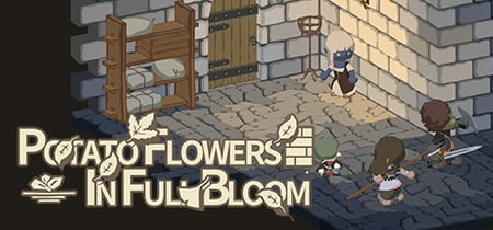 Potato Flowers in Full Bloom banner