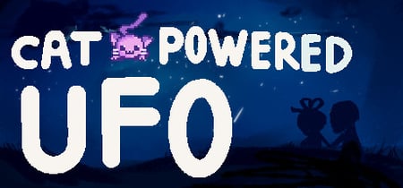 Cat Powered UFO banner
