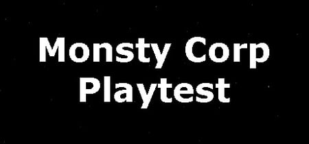 Monsty Corp Playtest banner