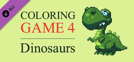 Coloring Game 4 - Dinosaurs banner