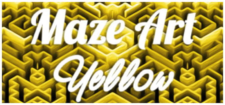 Maze Art: Yellow banner